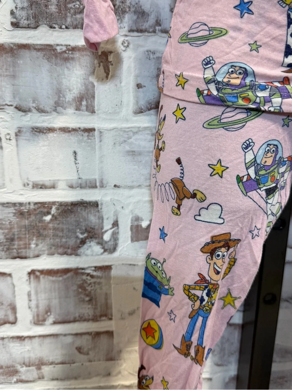 Little Sleepies Pink Disney  Toy Story Character Pajama Set 2T